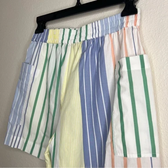 Rails White Colorful Portofino Striped Organic Cotton Blend Boxer Shorts XXS NWT - Picture 16 of 16